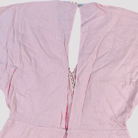 Vix Paula Hermanny size Xs light pink Marion mini jumper with white accents - Picture 4 of 13